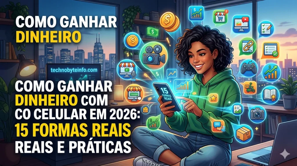 Como ganhar dinheiro com celular em 2026
