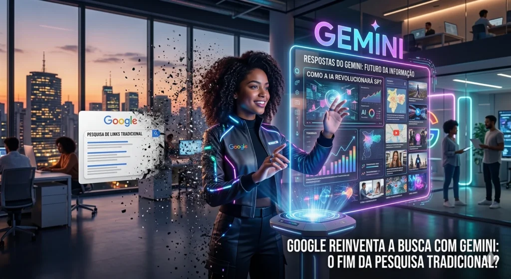 Google Reinventa a Busca com Gemini: O Fim da Pesquisa Tradicional?