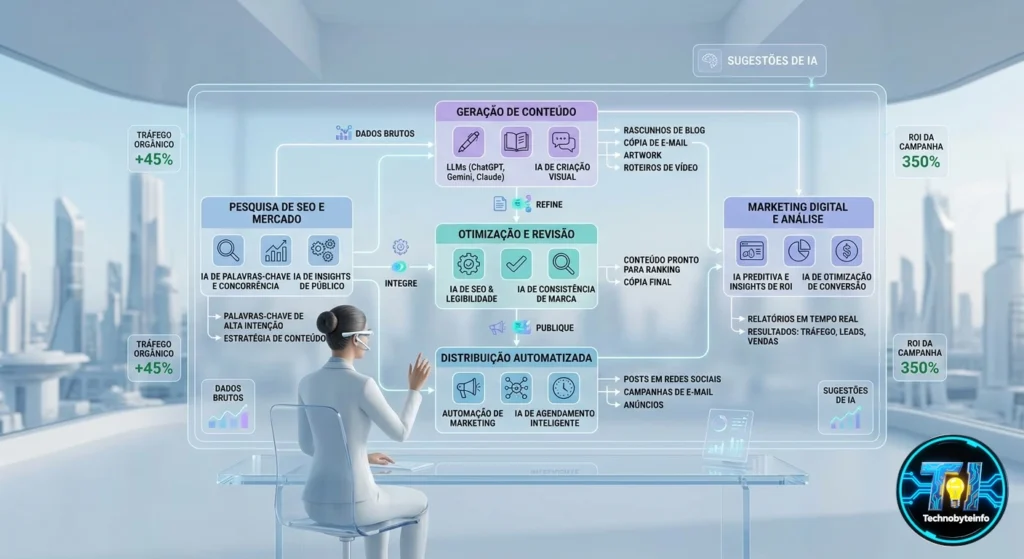 inteligência artificial para SEO e marketing