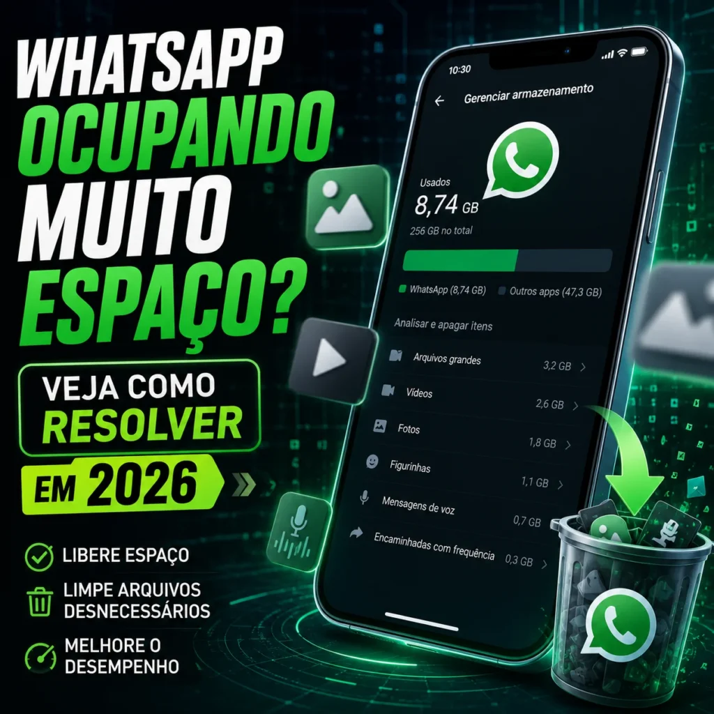WhatsApp Ocupando Muito Espaço? Veja Como Resolver em 2026