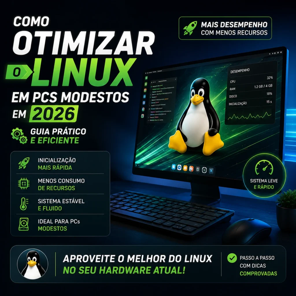 Como Otimizar o Linux em PCs Modestos em 2026